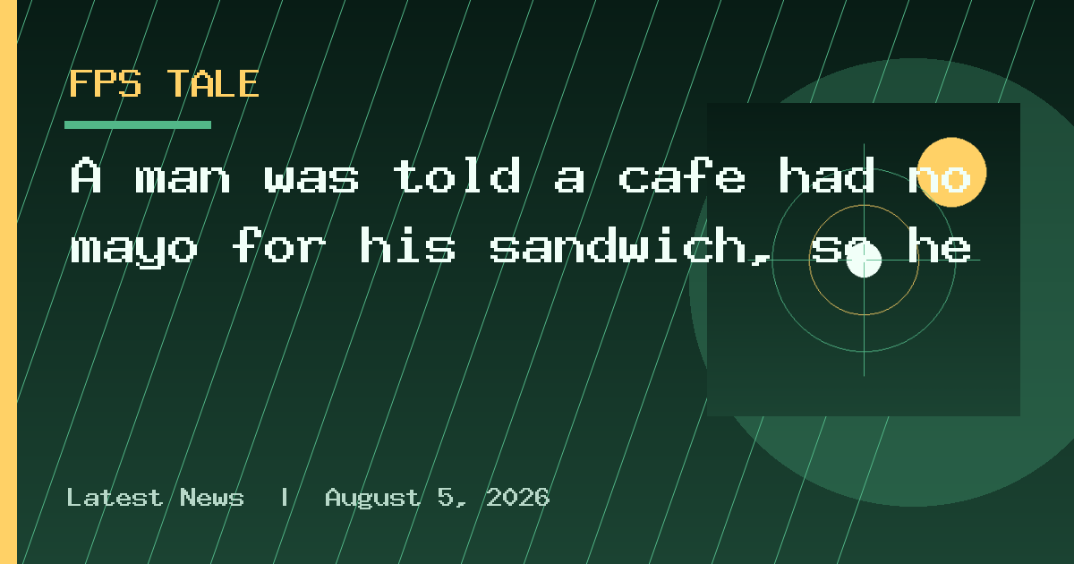 A man was told a cafe had no mayo for his sandwich, so he