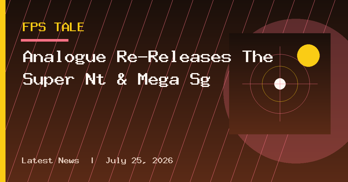 Analogue Re-Releases The Super Nt & Mega Sg