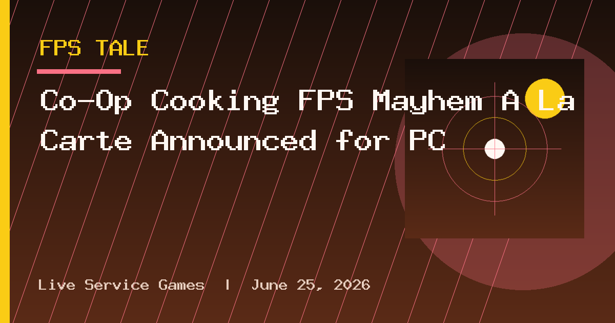 Co-Op Cooking FPS Mayhem À La Carte Announced for PC