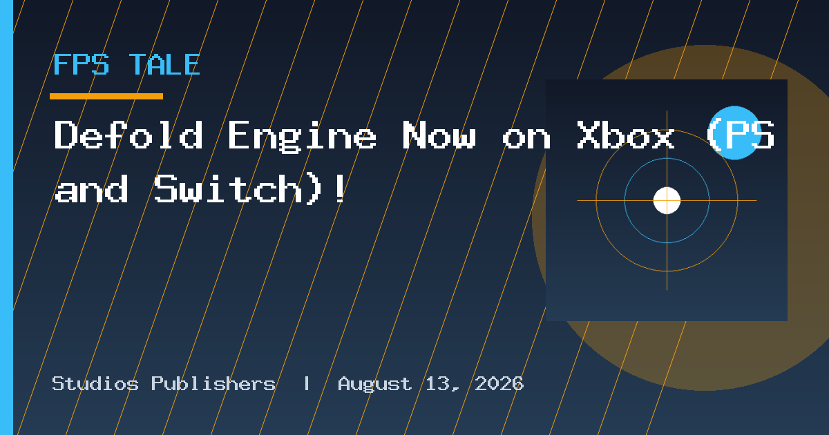 Defold Engine Now on Xbox (PS and Switch)!