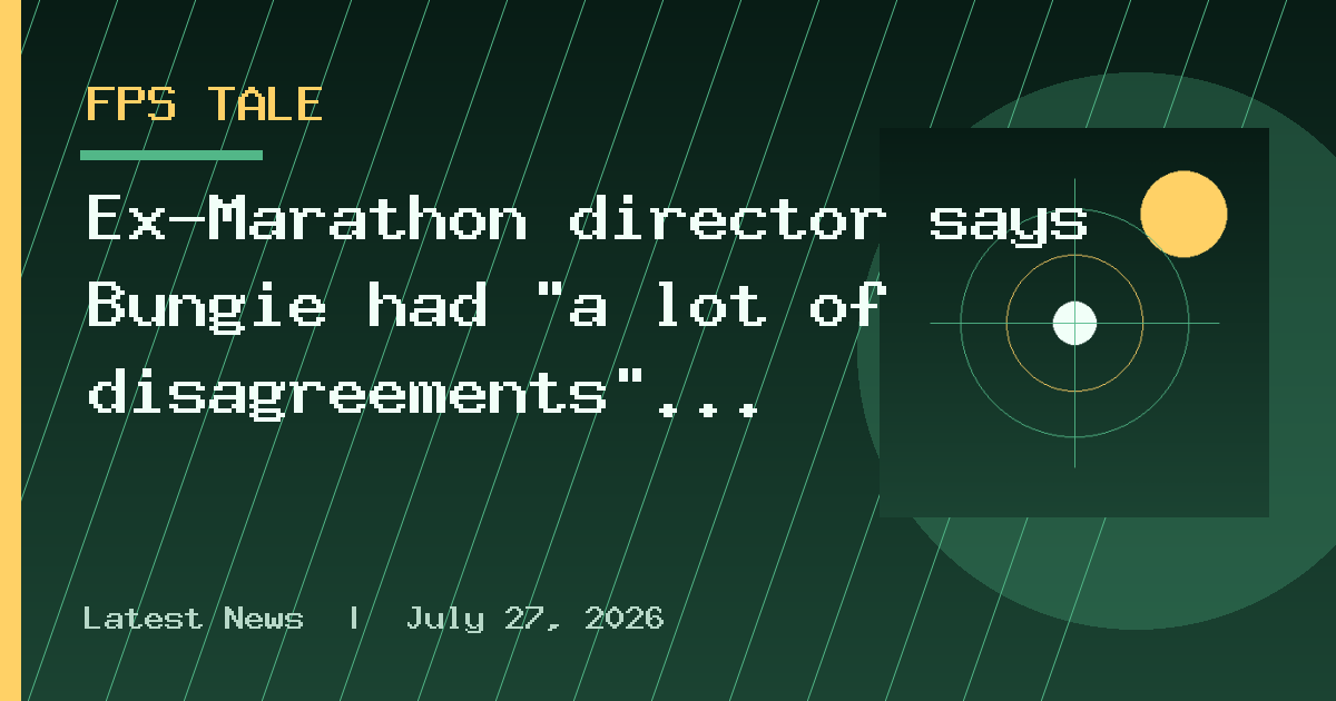 Ex-Marathon director says Bungie had "a lot of disagreements" about what to do
