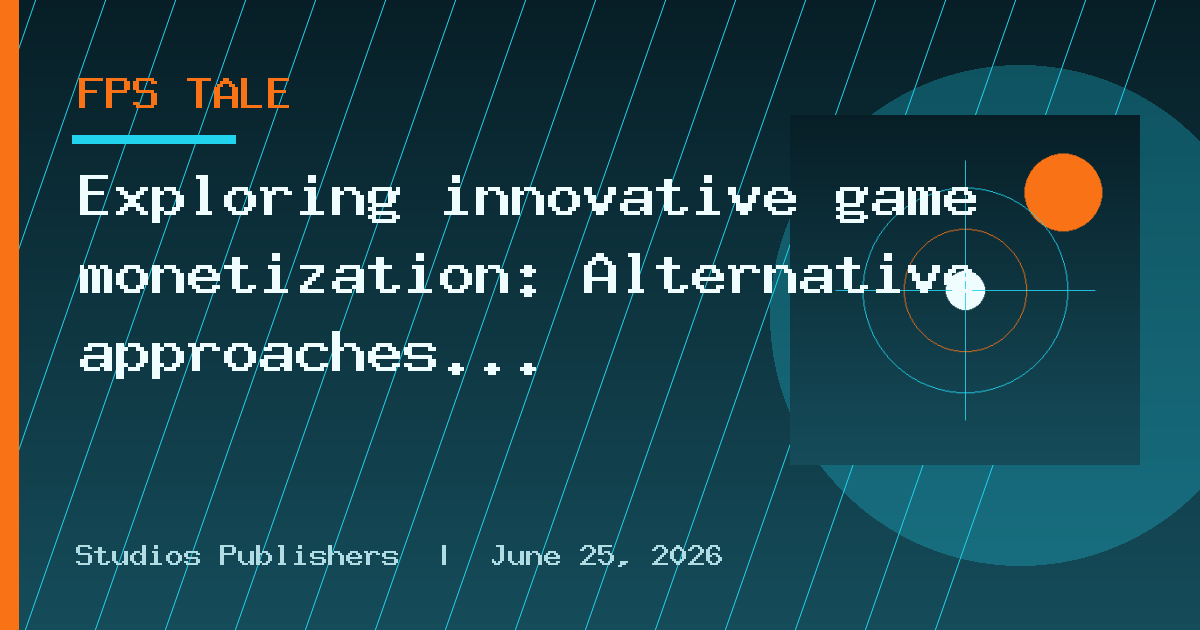 Exploring innovative game monetization: Alternative approaches — GameAnalytics