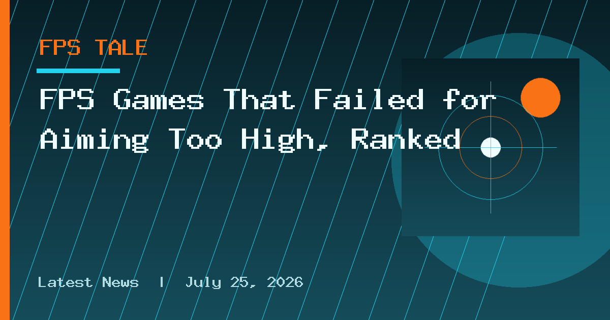 FPS Games That Failed for Aiming Too High, Ranked