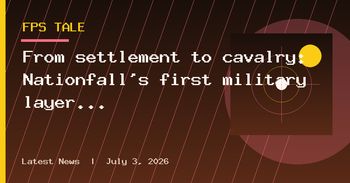 From settlement to cavalry: Nationfall's first military layer