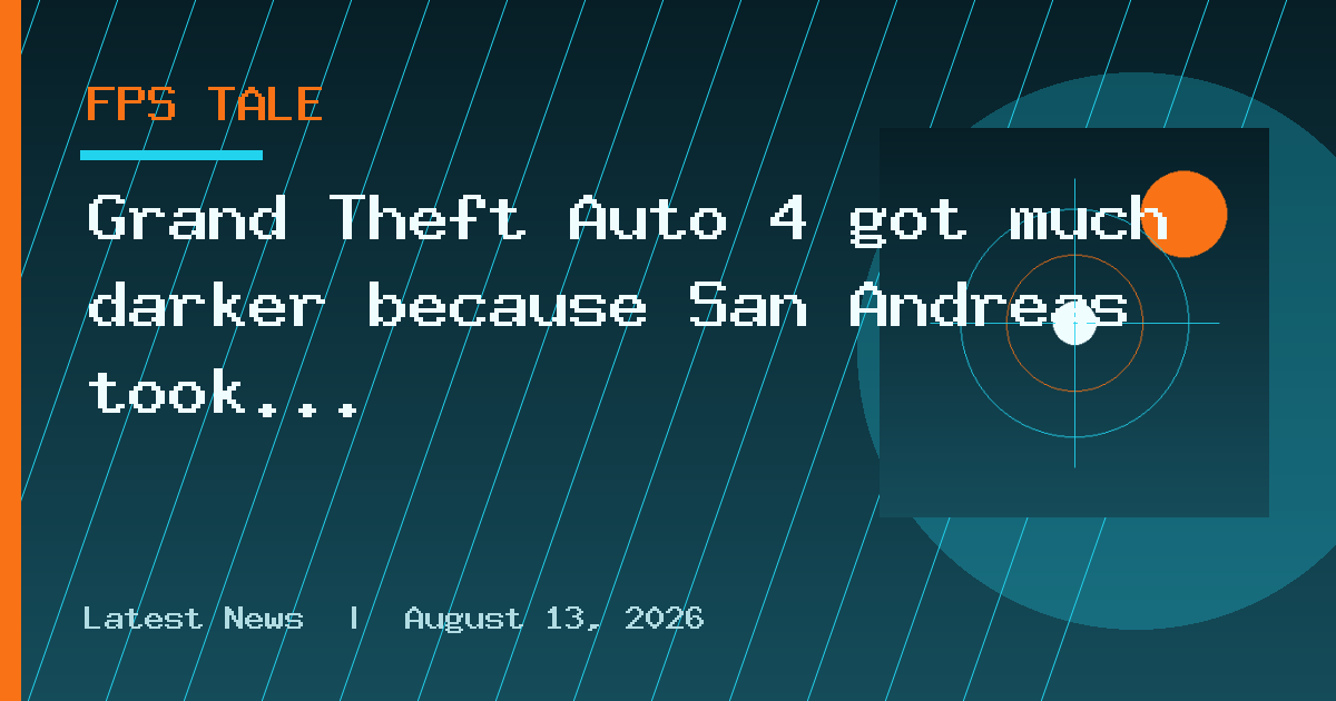 Grand Theft Auto 4 got much darker because San Andreas took the "pop energy