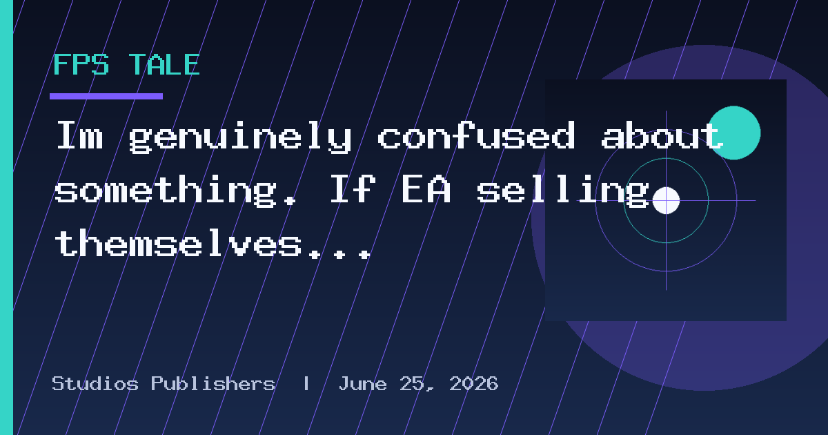 Im genuinely confused about something. If EA selling themselves would put them