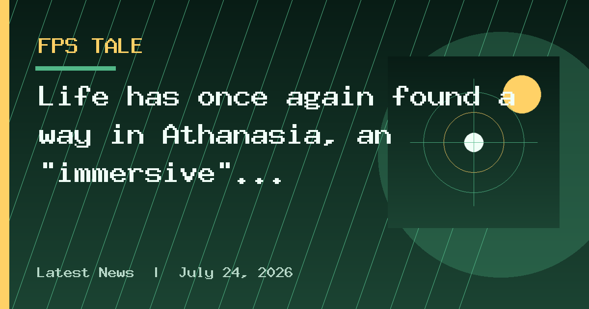 Life has once again found a way in Athanasia, an "immersive" dinosaur FPS that