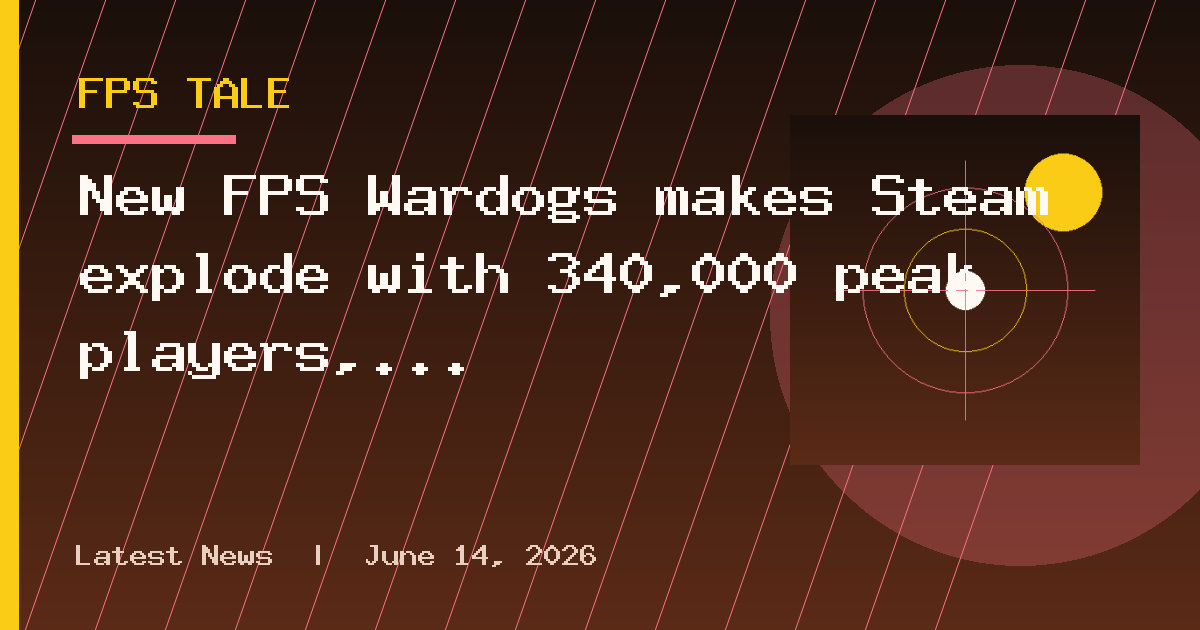New FPS Wardogs makes Steam explode with 340,000 peak players, then explodes