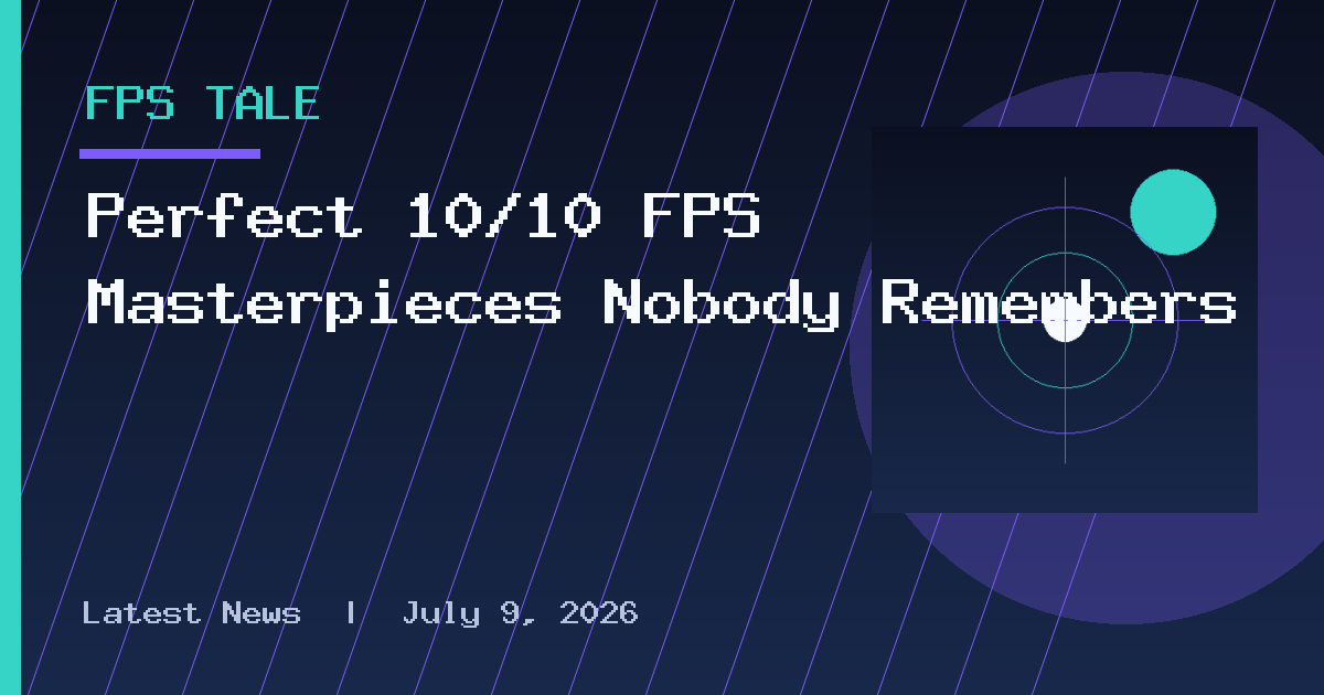 Perfect 10/10 FPS Masterpieces Nobody Remembers