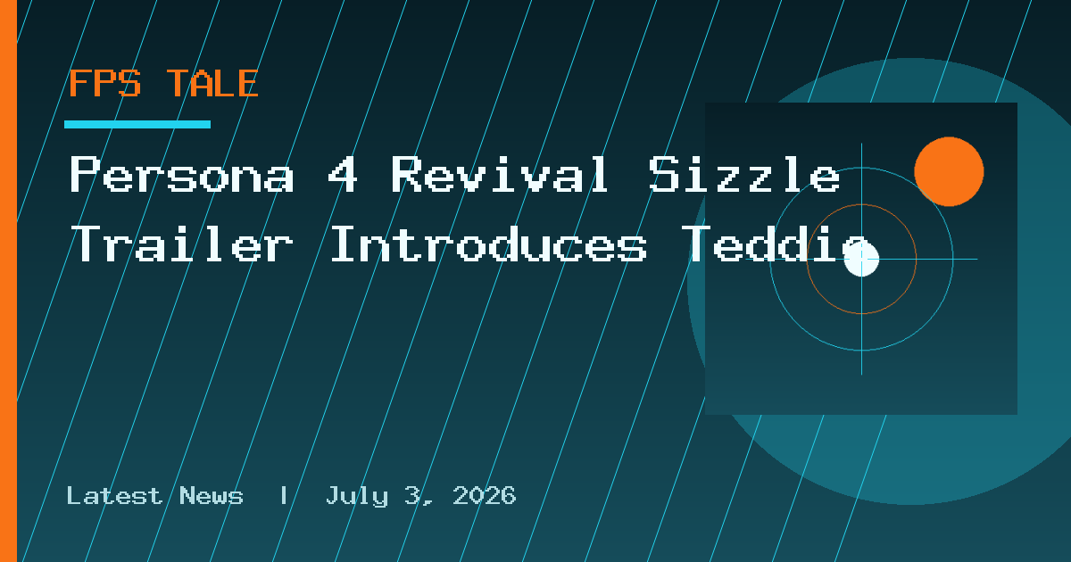 Persona 4 Revival Sizzle Trailer Introduces Teddie