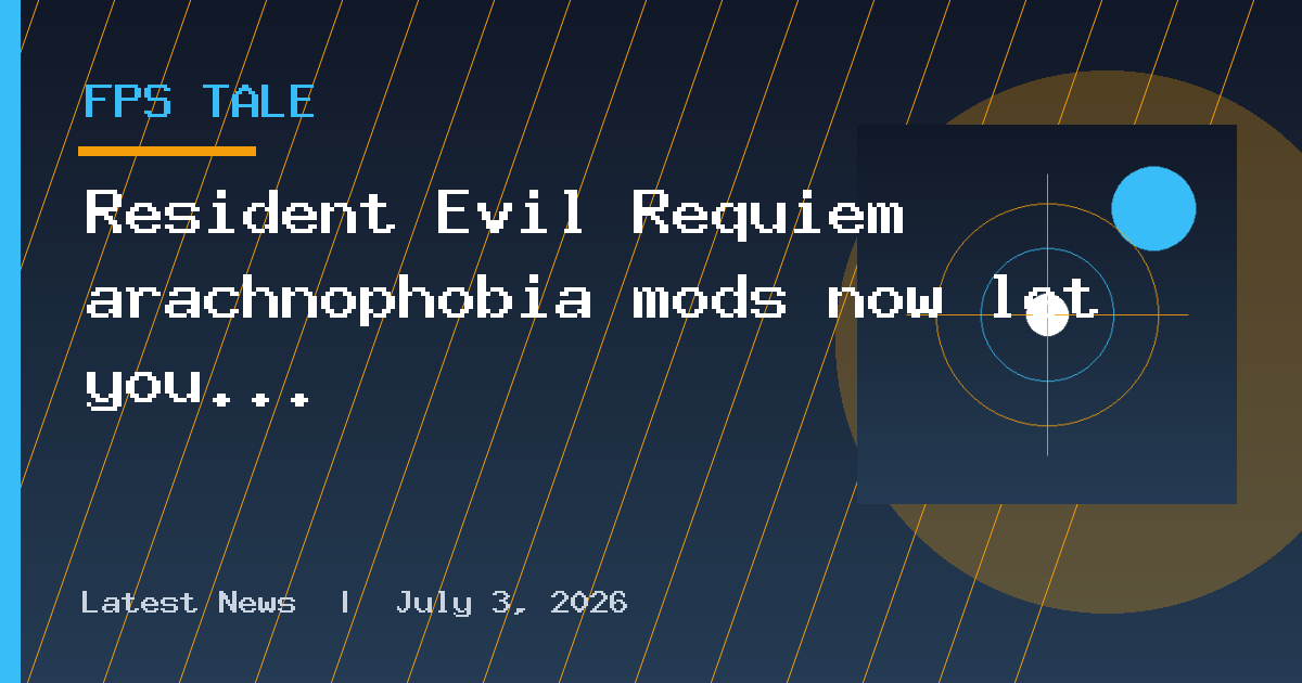 Resident Evil Requiem arachnophobia mods now let you swap spiders for Thomas