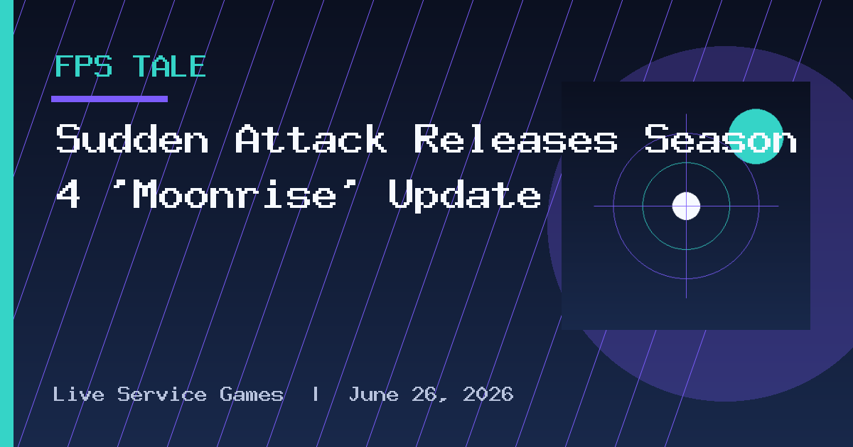 Sudden Attack Releases Season 4 'Moonrise' Update