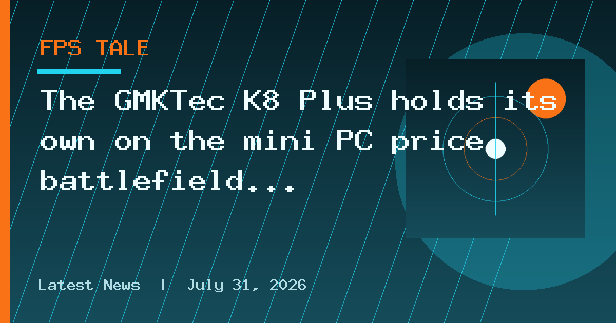 The GMKTec K8 Plus holds its own on the mini PC price battlefield