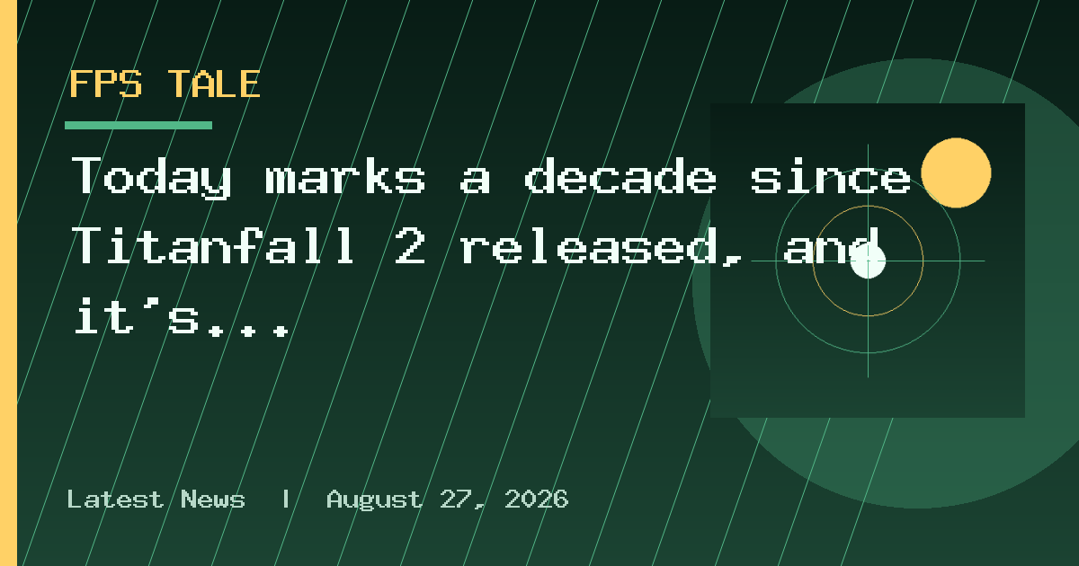 Today marks a decade since Titanfall 2 released, and it’s still one